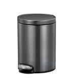 EKO 9115 Artistic Soft Close Fingerprint Resistant Step Bin Black Steel OBSESSIONS