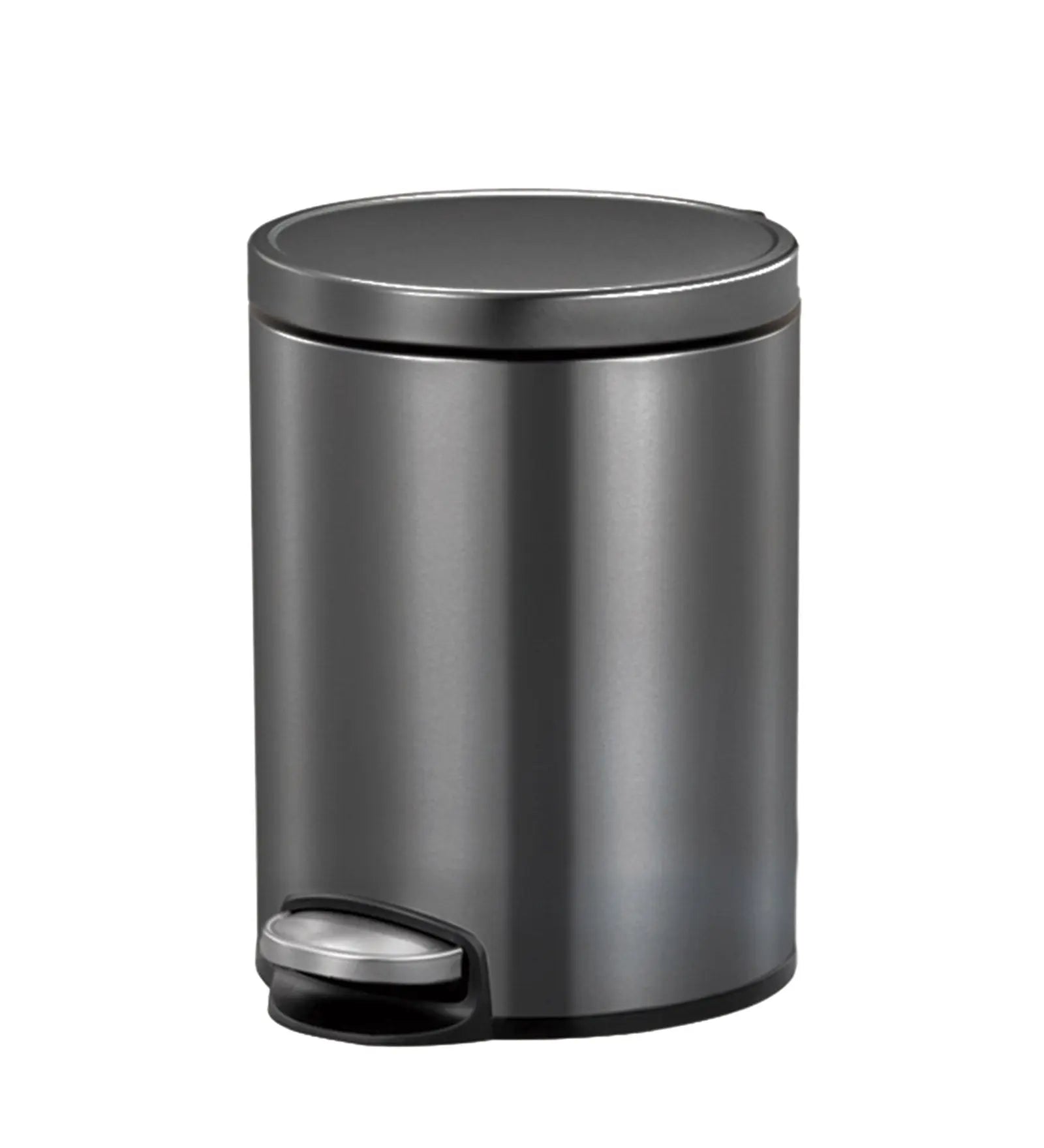EKO 9115 Artistic Soft Close Fingerprint Resistant Step Bin Black Steel OBSESSIONS