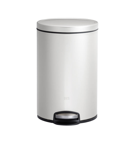 EKO 9115 Artistic Soft Close Fingerprint Resistant Step Bin White