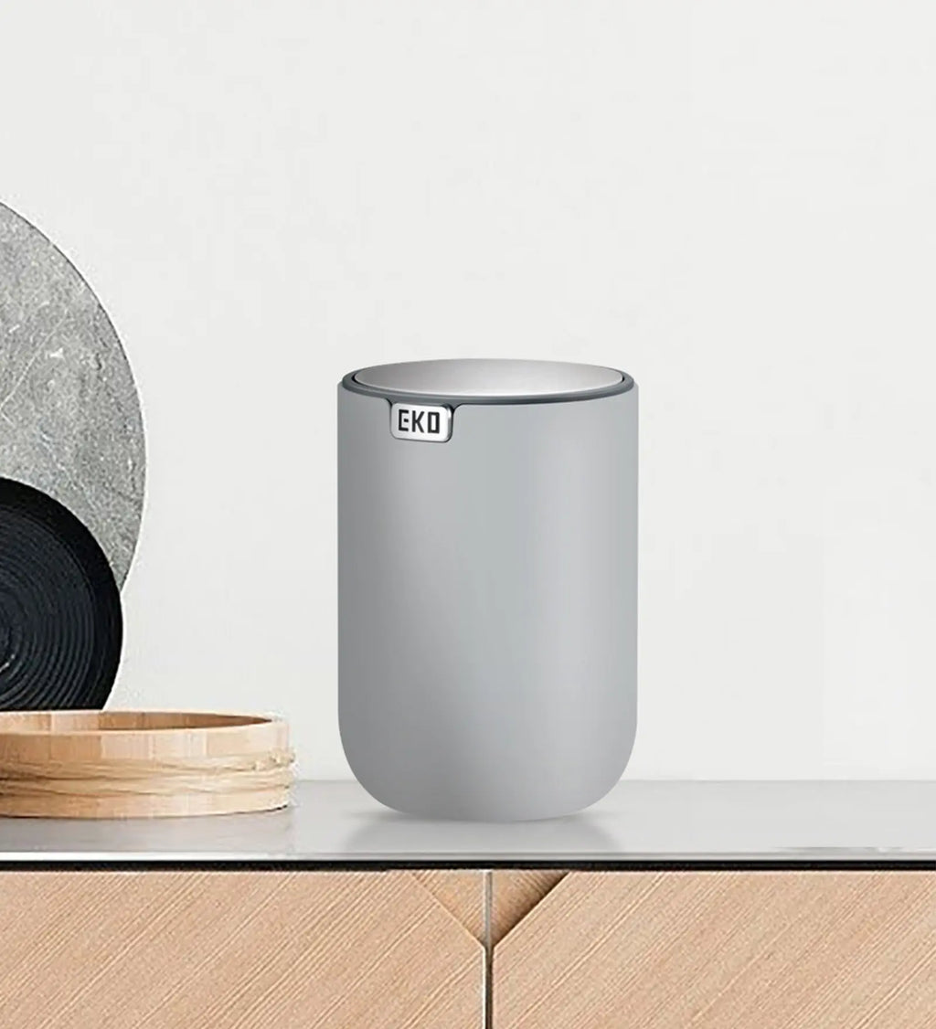 Eko 9206 Fandy Fingerprint Resistant Table Bin Grey OBSESSIONS