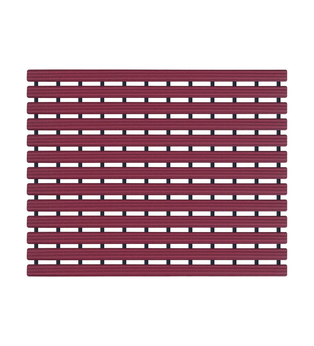 Fredy PVC Shower Mat Mehroon 47x61 cm OBSESSIONS