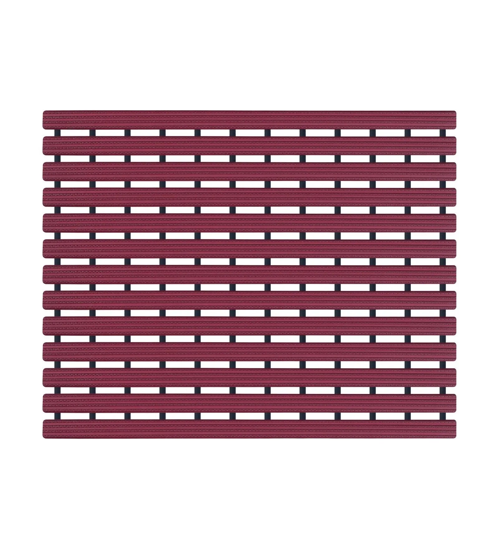 Fredy PVC Shower Mat Mehroon 47x61 cm OBSESSIONS