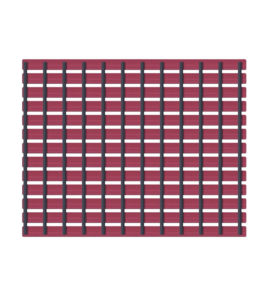Fredy PVC Shower Mat Mehroon 47x61 cm OBSESSIONS