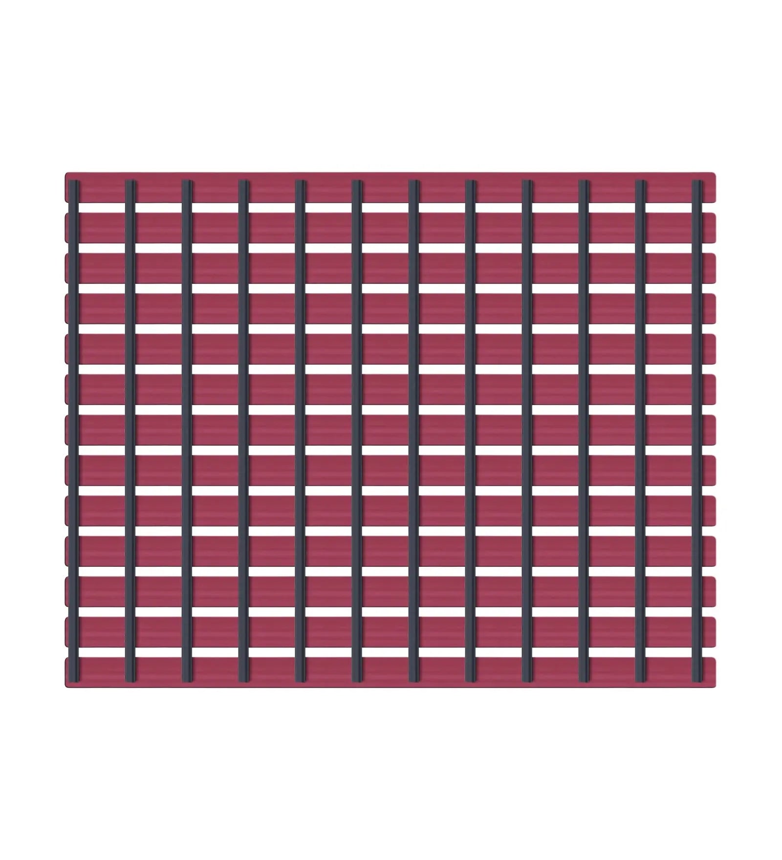 Fredy PVC Shower Mat Mehroon 47x61 cm OBSESSIONS