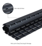Fredy PVC Shower Mat Black 47x61 cm OBSESSIONS