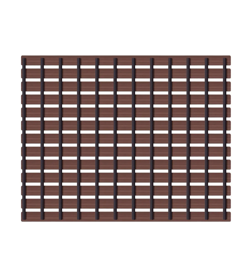 Fredy PVC Shower Mat Chocolate 47x61 cm OBSESSIONS