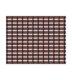 Fredy PVC Shower Mat Chocolate 47x61 cm OBSESSIONS