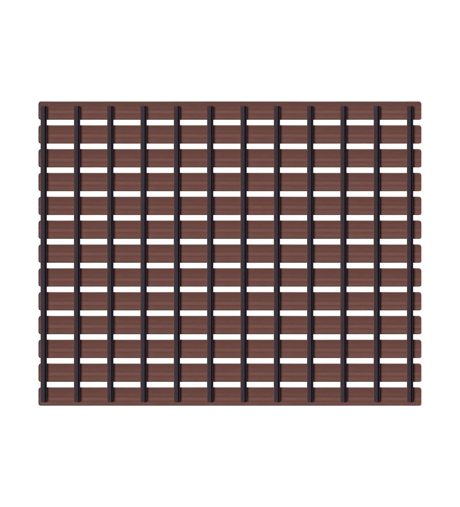 Fredy PVC Shower Mat Chocolate 47x61 cm OBSESSIONS