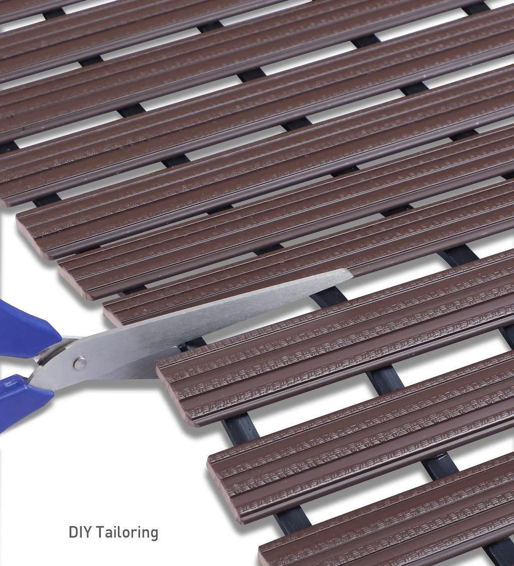 Fredy PVC Shower Mat Chocolate 47x61 cm OBSESSIONS