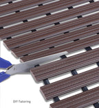 Fredy PVC Shower Mat Chocolate 47x61 cm OBSESSIONS