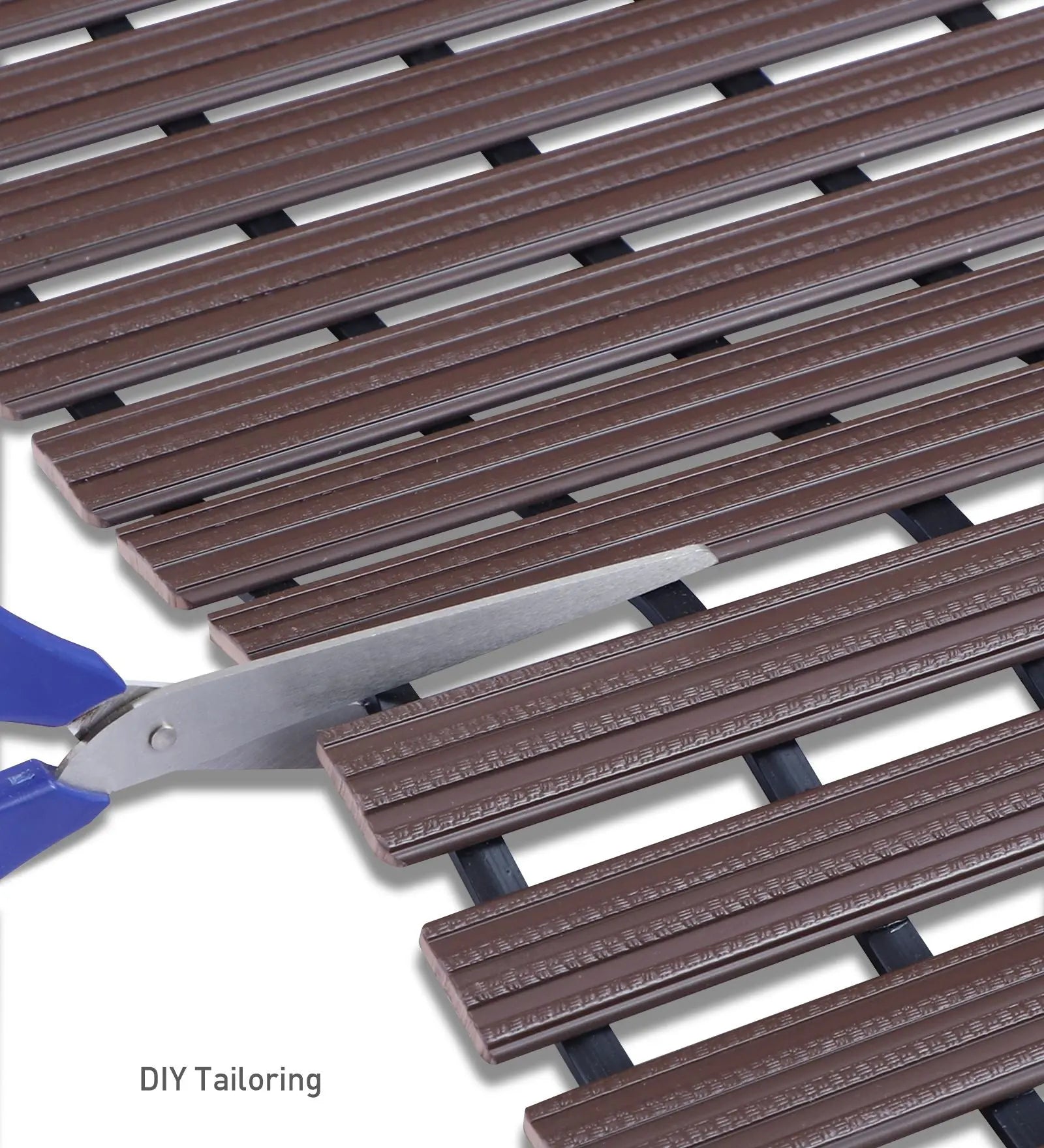 Fredy PVC Shower Mat Chocolate 47x61 cm OBSESSIONS