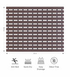 Fredy PVC Shower Mat Chocolate 47x61 cm OBSESSIONS