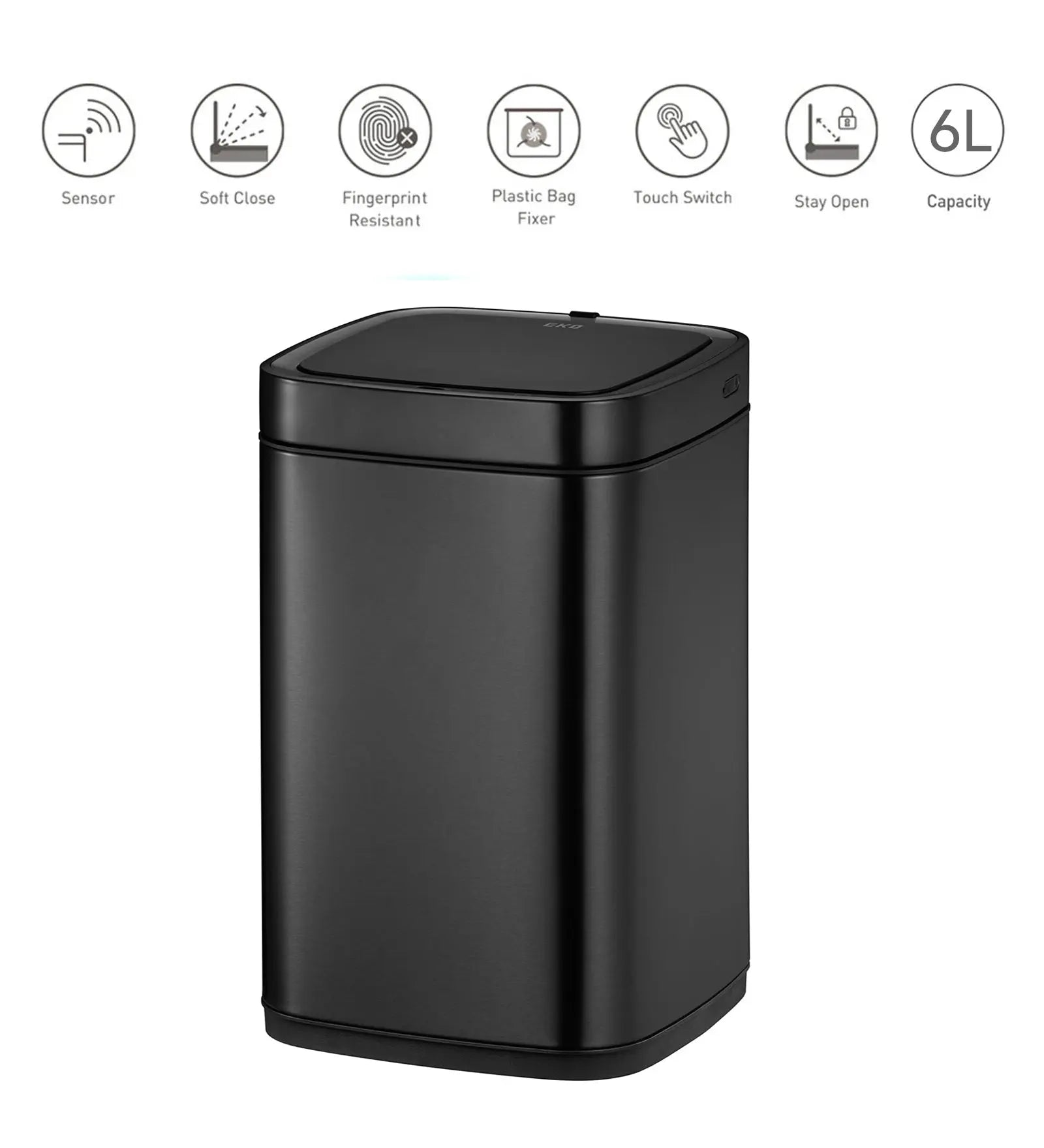 Eko Sensor Bin Black OBSESSIONS