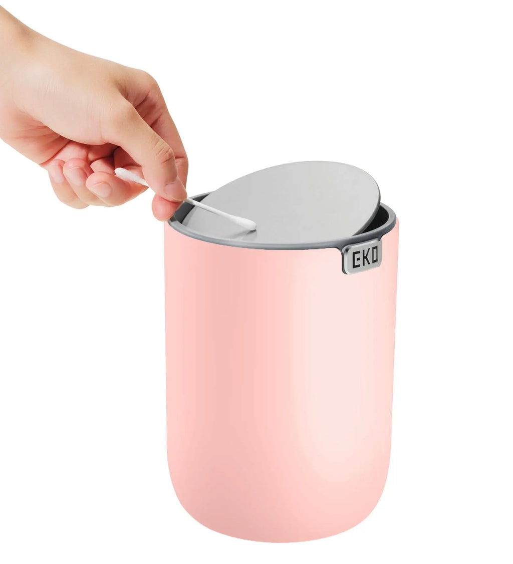 Eko 9206 Fandy Fingerprint Resistant Table Bin Titanium Pink OBSESSIONS