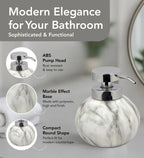 Caddy Polyresin Soap Dispenser White OBSESSIONS