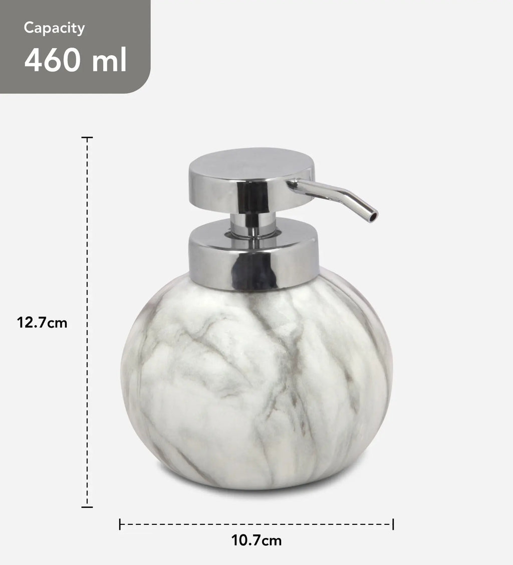 Caddy Polyresin Soap Dispenser White OBSESSIONS