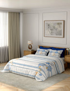 Portico New York Costal 100% Cotton Health Pro Printed Super King Bedsheet with 4Pillow Cover SS2026