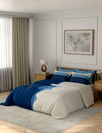 Portico New York Costal 100% Cotton Health Pro Printed Super King Bedsheet with 4Pillow Cover SS2026