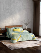 Portico New York Dimension Collection 100% Cotton Health Pro Printed Super King Bedsheet with 4Pillow Cover SS2026