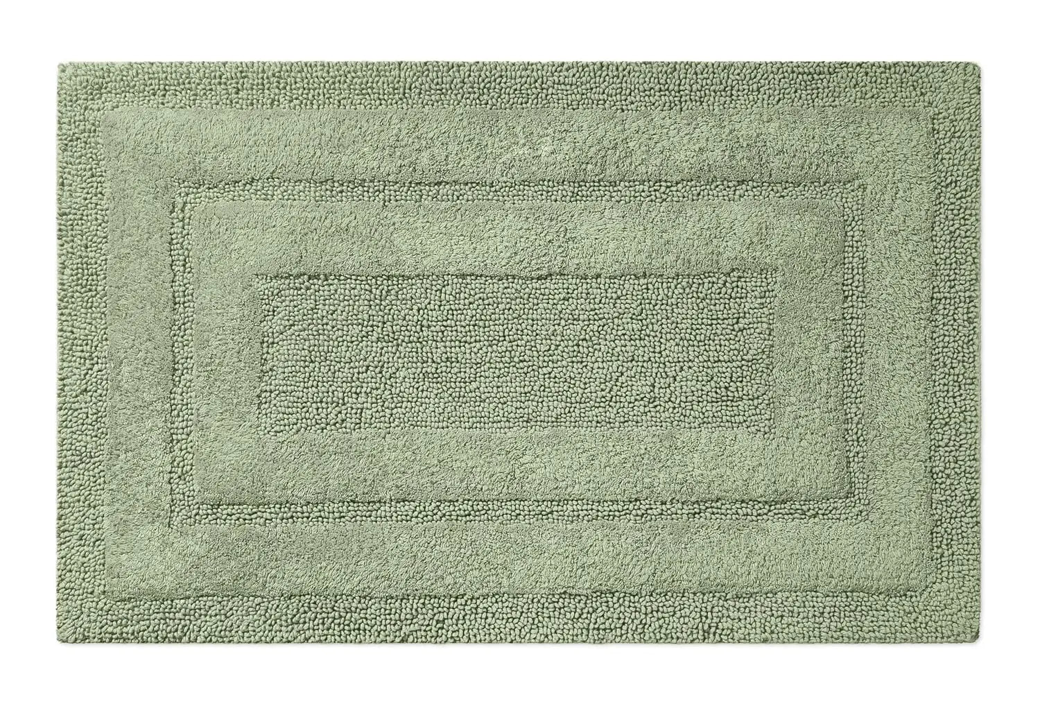 SALVIA Luxury Anti-Skid Tufted Cotton Floor Mat - Exquisite Comfort for Living & Bath Area - Slip-Resistant & Plush Design - Elevate Your Home with Italian Elegance! - grahsajja