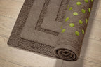 CASTORO Luxury Anti-Skid Tufted Cotton Floor Mat - Exquisite Comfort for Living & Bath Area - Slip-Resistant & Plush Design - Elevate Your Home with Italian Elegance! - grahsajja