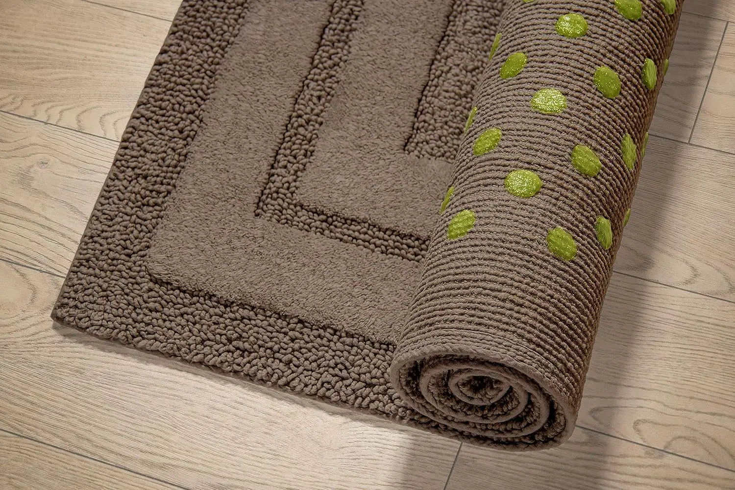 CASTORO Luxury Anti-Skid Tufted Cotton Floor Mat - Exquisite Comfort for Living & Bath Area - Slip-Resistant & Plush Design - Elevate Your Home with Italian Elegance! - grahsajja
