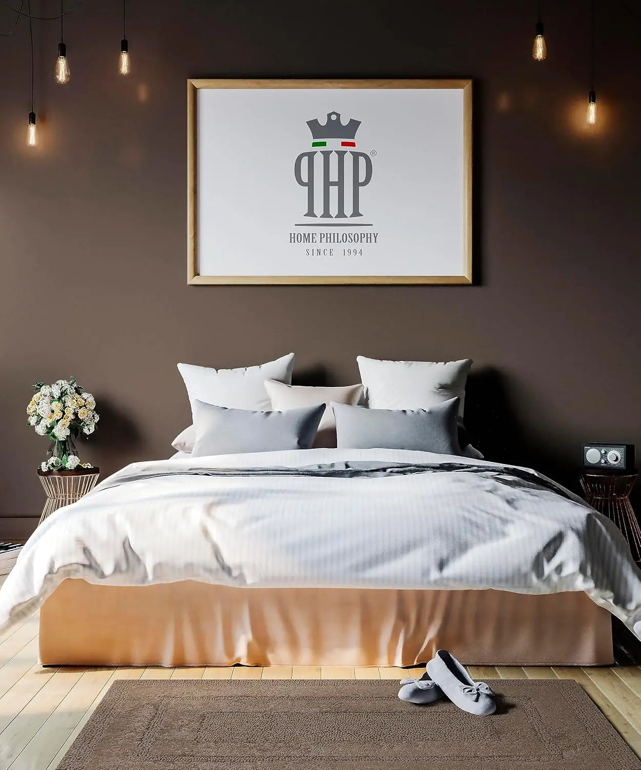 CASTORO Luxury Anti-Skid Tufted Cotton Floor Mat - Exquisite Comfort for Living & Bath Area - Slip-Resistant & Plush Design - Elevate Your Home with Italian Elegance! - grahsajja