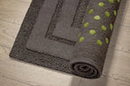 CARBONIO Luxury Anti-Skid Tufted Cotton Floor Mat - Exquisite Comfort for Living & Bath Area - Slip-Resistant & Plush Design - Elevate Your Home with Italian Elegance! - grahsajja