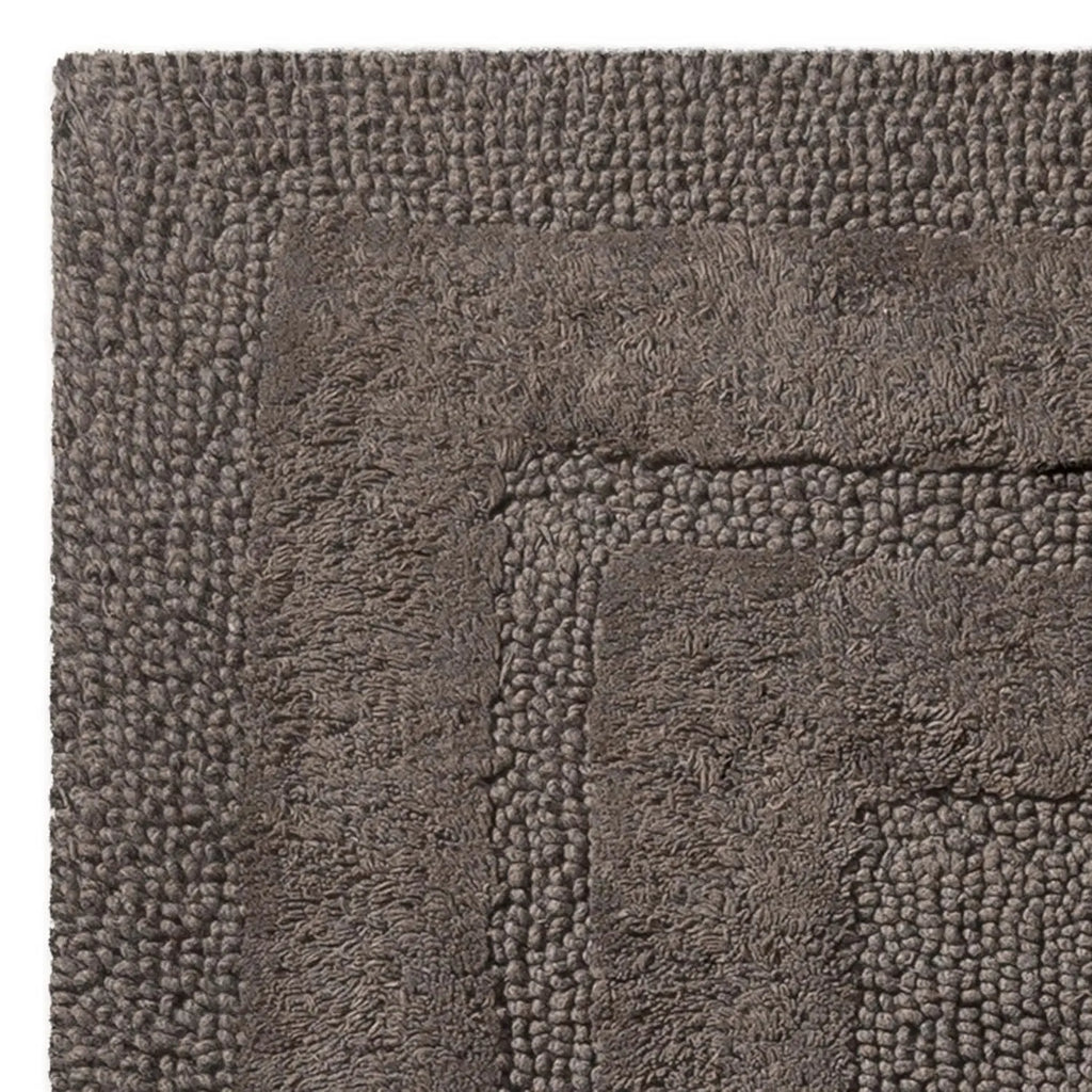 CARBONIO Luxury Anti-Skid Tufted Cotton Floor Mat - Exquisite Comfort for Living & Bath Area - Slip-Resistant & Plush Design - Elevate Your Home with Italian Elegance! - grahsajja