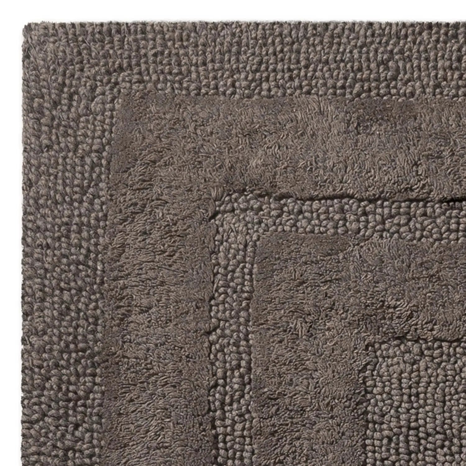 CARBONIO Luxury Anti-Skid Tufted Cotton Floor Mat - Exquisite Comfort for Living & Bath Area - Slip-Resistant & Plush Design - Elevate Your Home with Italian Elegance! - grahsajja