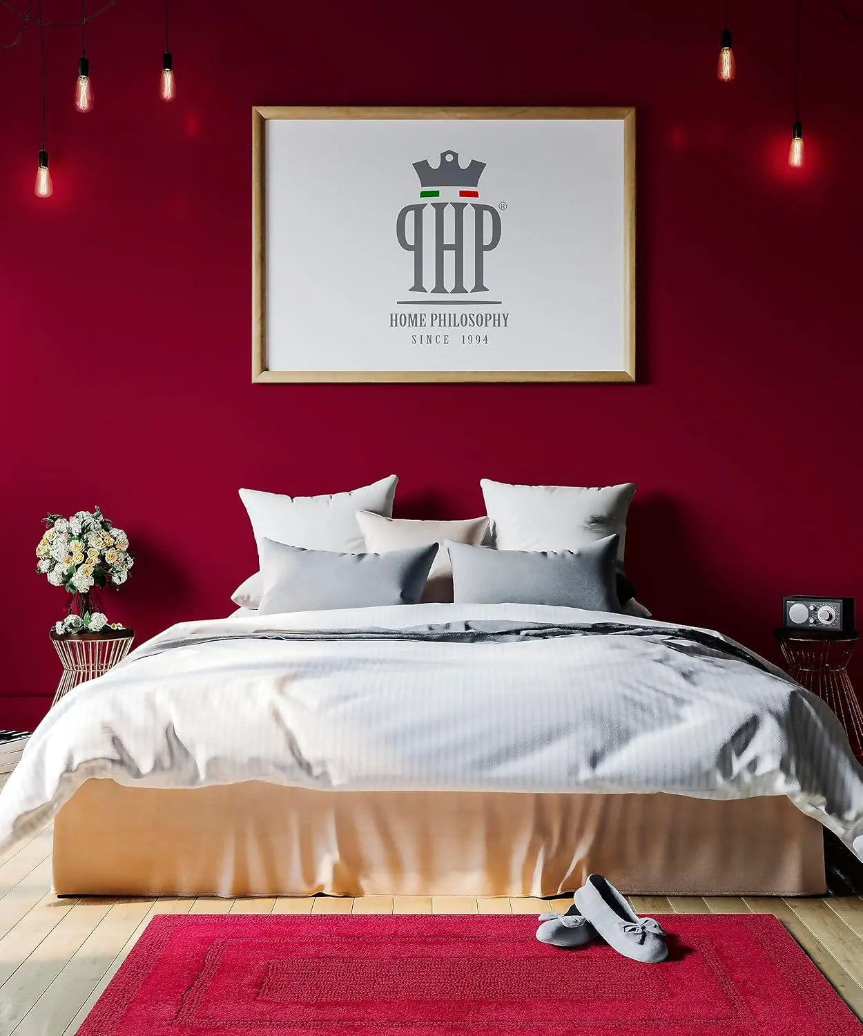 CARMINIO Luxury Anti-Skid Tufted Cotton Floor Mat - Exquisite Comfort for Living & Bath Area - Slip-Resistant & Plush Design - Elevate Your Home with Italian Elegance! - grahsajja