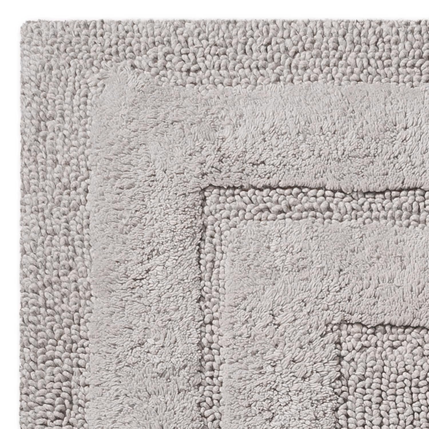 PERLA Luxury Anti-Skid Tufted Cotton Floor Mat - Exquisite Comfort for Living & Bath Area - Slip-Resistant & Plush Design - Elevate Your Home with Italian Elegance! - grahsajja