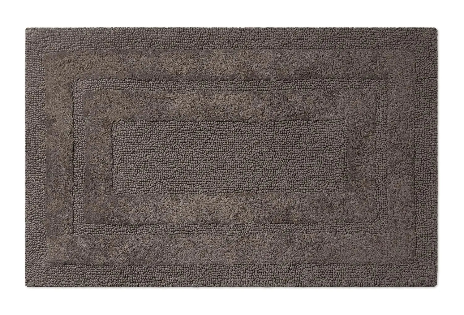 CARBONIO Luxury Anti-Skid Tufted Cotton Floor Mat - Exquisite Comfort for Living & Bath Area - Slip-Resistant & Plush Design - Elevate Your Home with Italian Elegance! - grahsajja