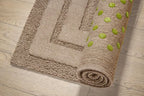 LINO Luxury Anti-Skid Tufted Cotton Floor Mat - Exquisite Comfort for Living & Bath Area - Slip-Resistant & Plush Design - Elevate Your Home with Italian Elegance! - grahsajja