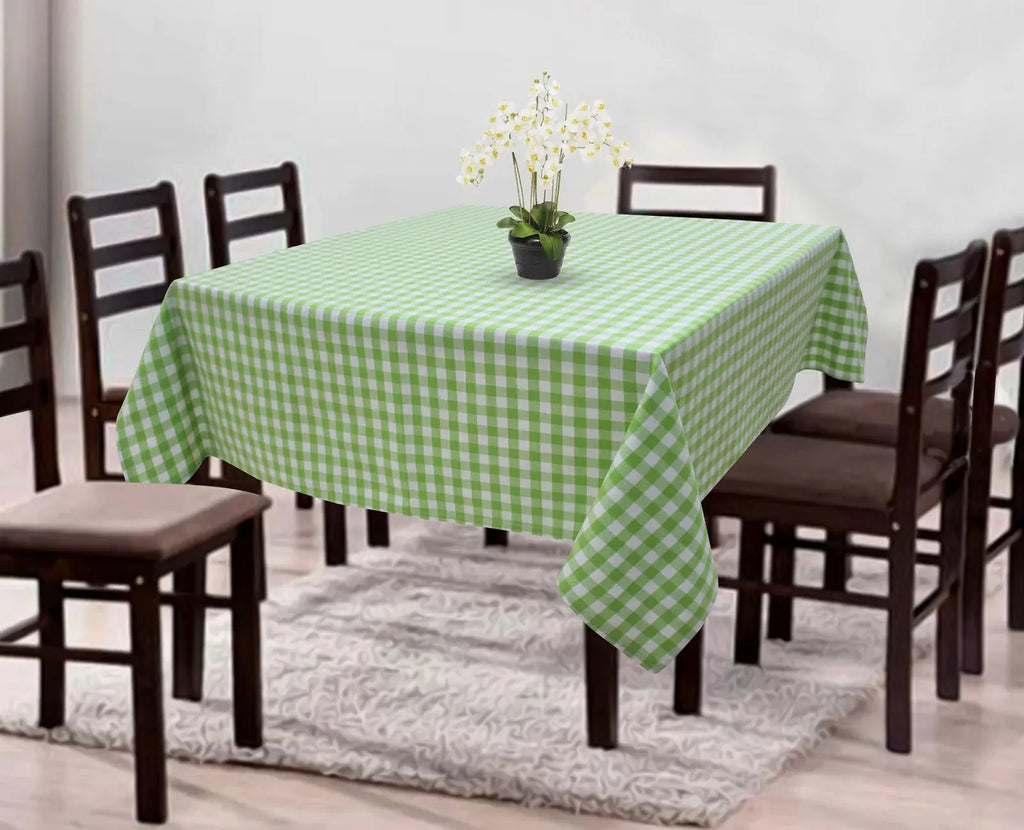 Gingham (Green and White) Table cover - grahsajja