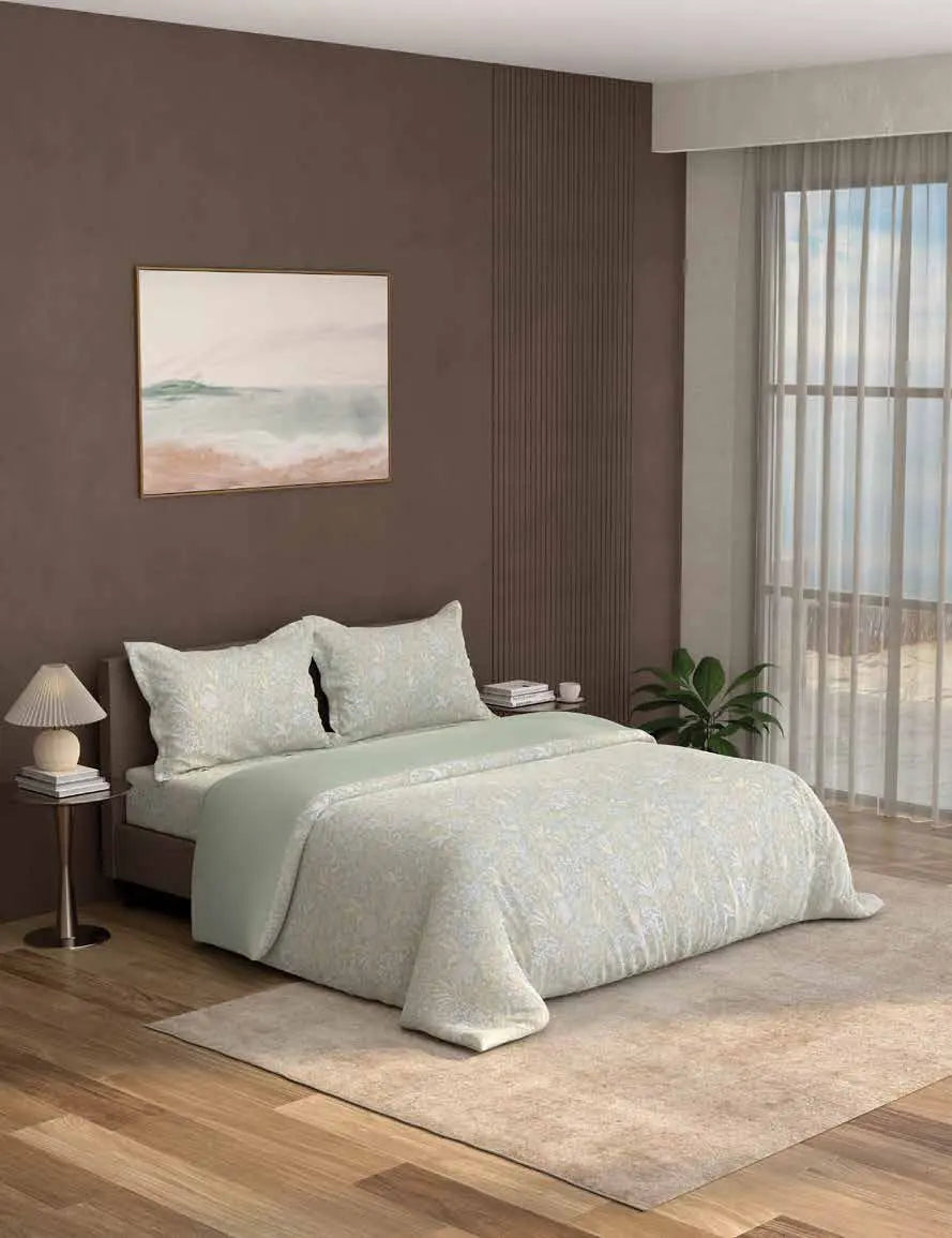 Portico Whispering Tales Super King Ethnic Bedsheet AW2025 - Design 2