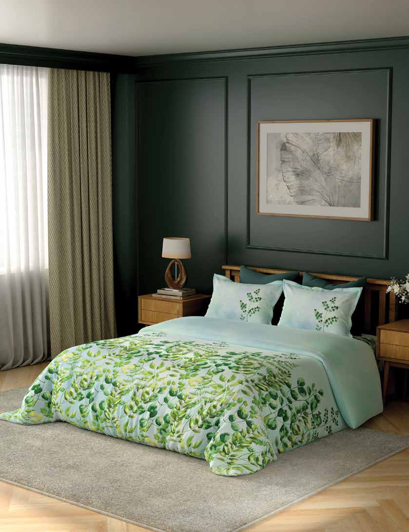 Portico Sketch Cascade Super King Cotton Bedsheet AW2025 - Design 3