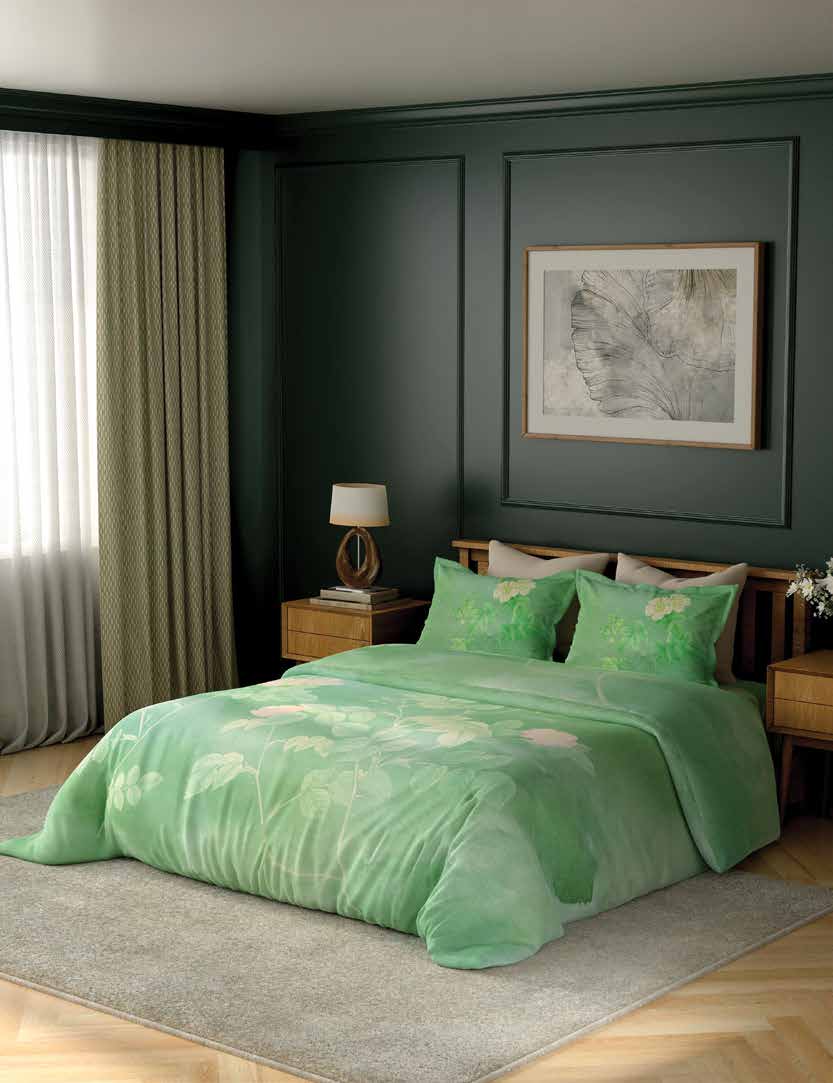 Portico New York Sketch Cascade TC 100% Cotton Health Pro Printed Super King Bedsheet with 2 Pillow Cover