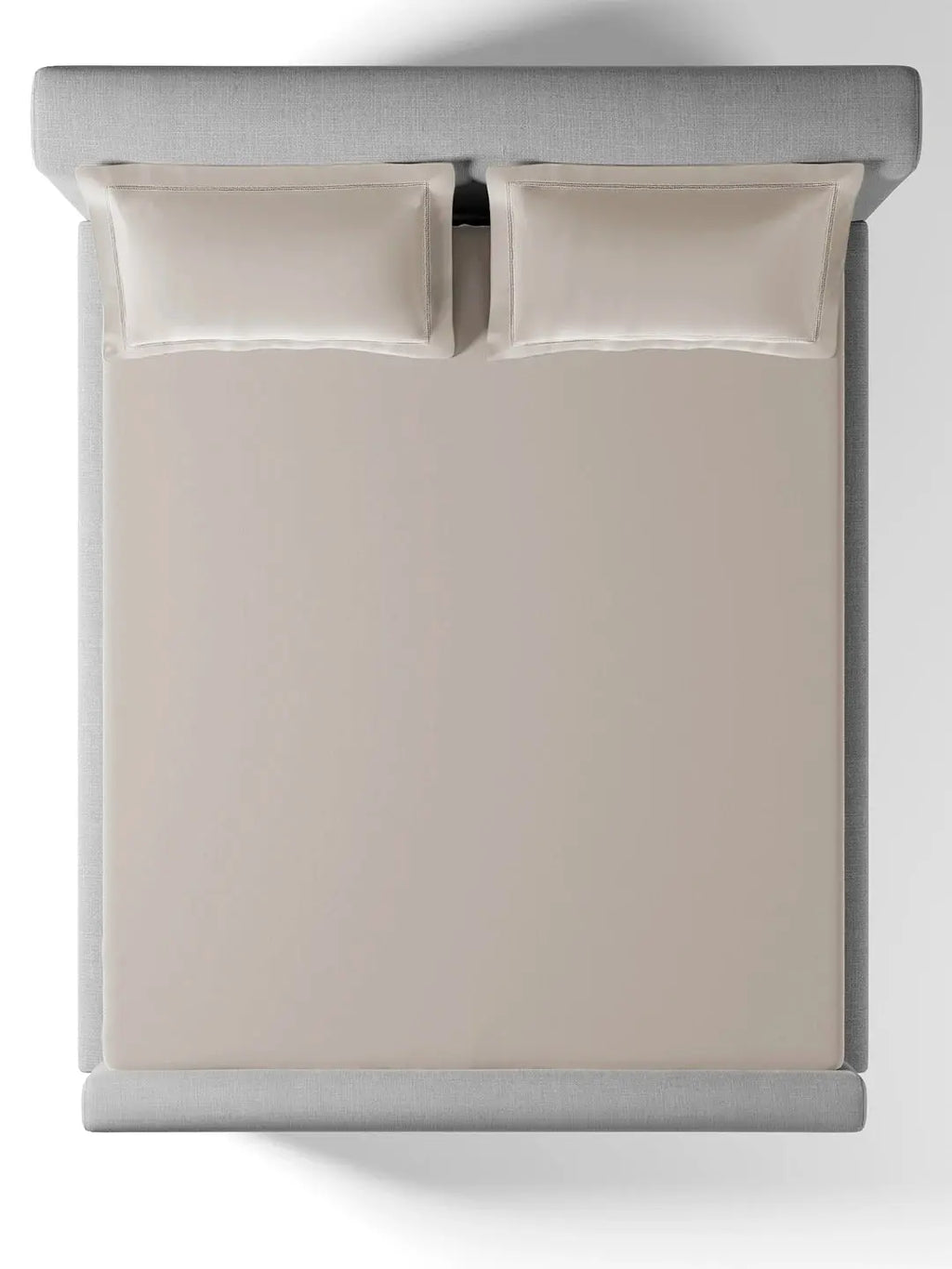 Plain Bedsheet P002 Cloud Grey By (Sansaar A D'decor Brand) Sansaar A D'decor Brand