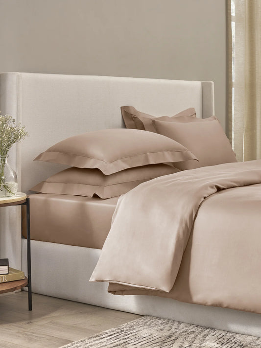 Plain Bedsheet P002 Warm Taupe By (Sansaar A D'decor Brand)