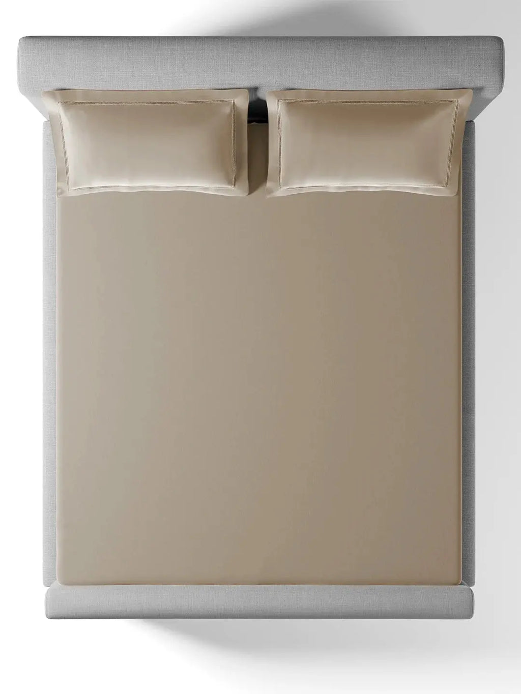 Plain Bedsheet P002 Cobblestone By (Sansaar A D'decor Brand) Sansaar A D'decor Brand