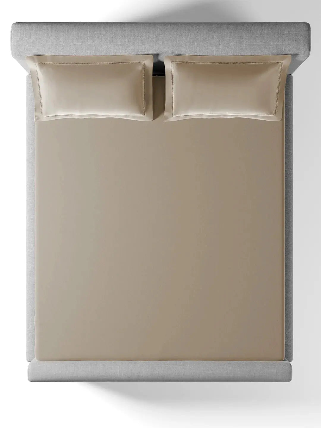 Plain Bedsheet P002 Cobblestone By (Sansaar A D'decor Brand) Sansaar A D'decor Brand