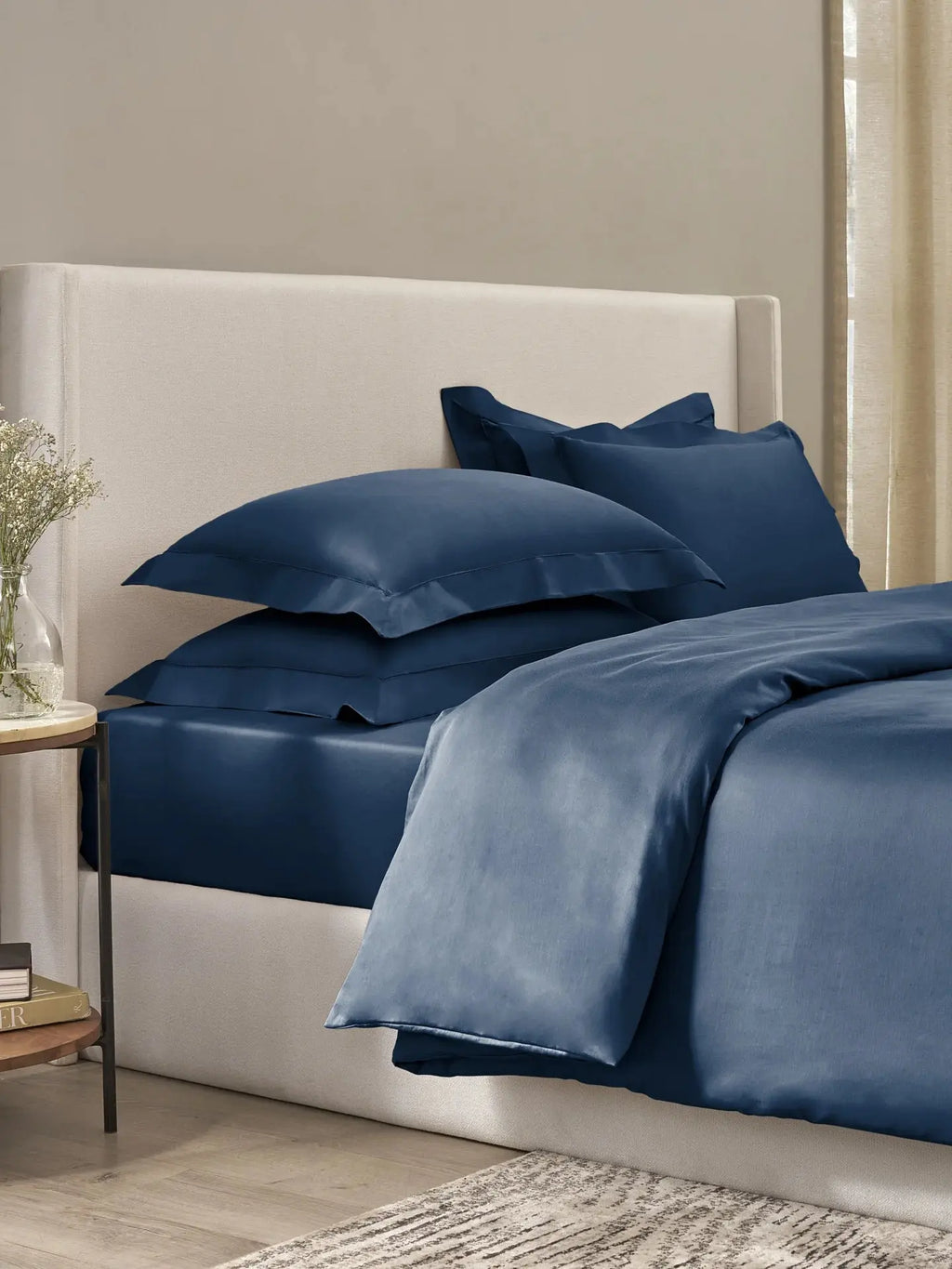 Plain Bedsheet P002 Blue Opal By (Sansaar A D'decor Brand) Sansaar A D'decor Brand