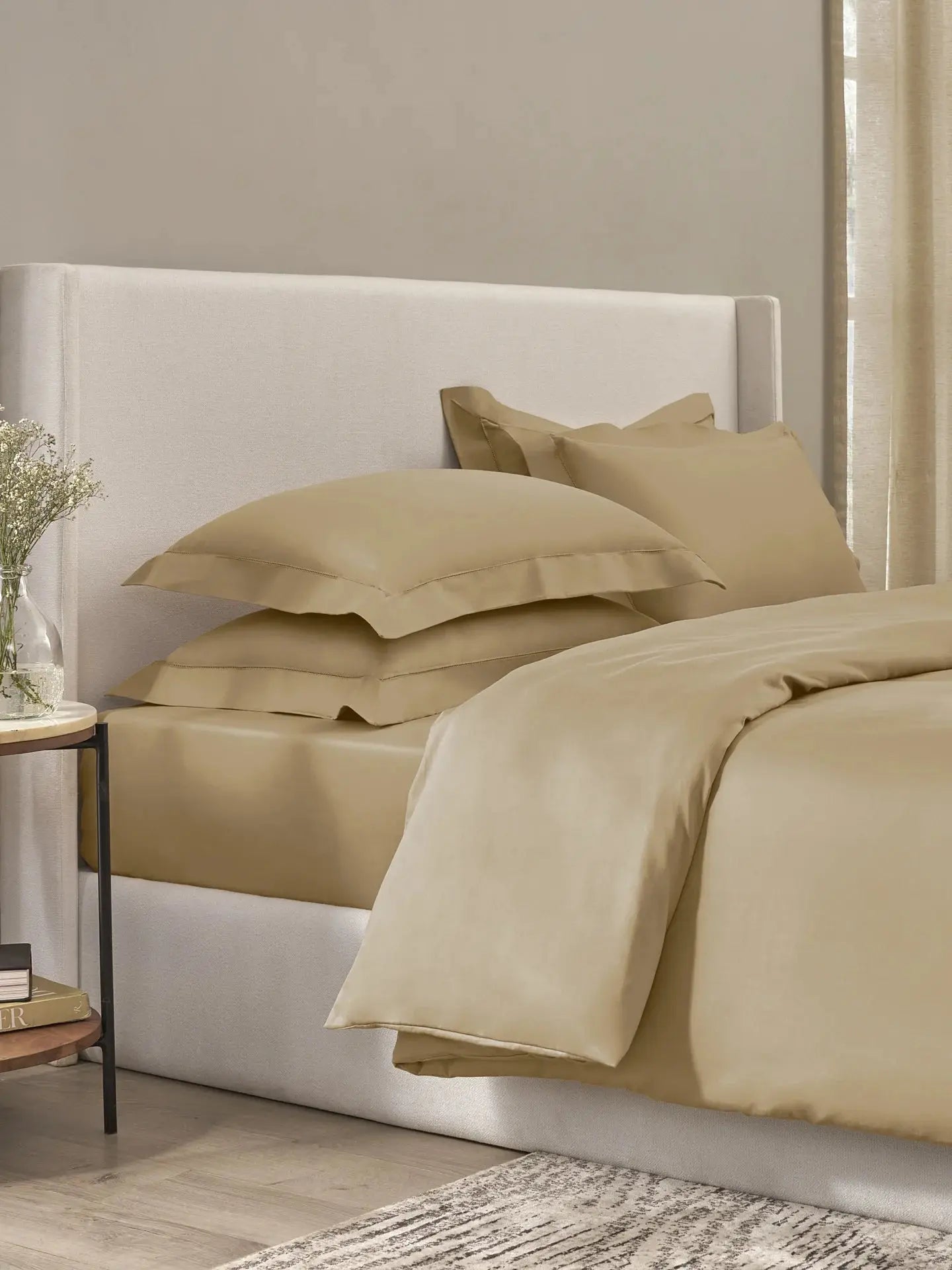 Plain Bedsheet P002 Irish Cream By (Sansaar A D'decor Brand) Sansaar A D'decor Brand