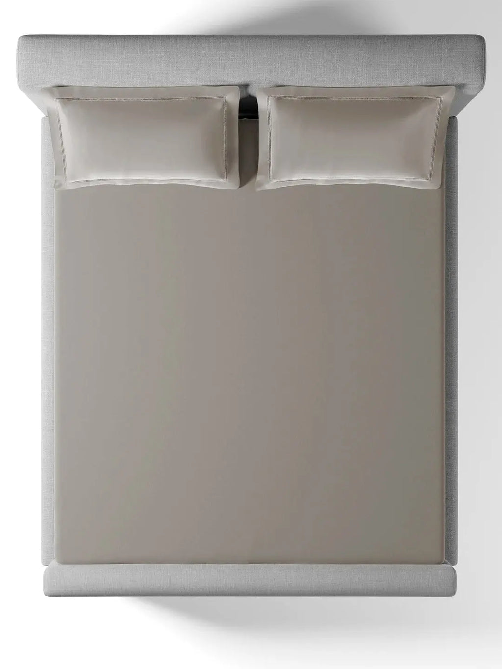 Plain Bedsheet P002 Cement By (Sansaar A D'decor Brand) Sansaar A D'decor Brand