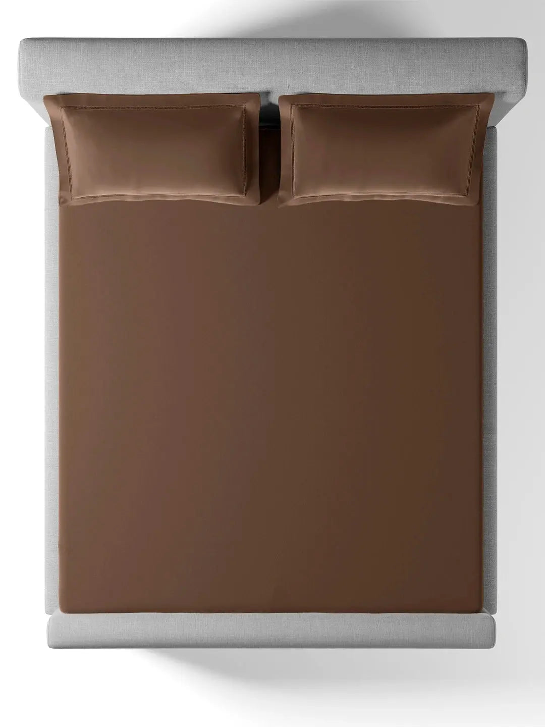 Plain Bedsheet P002 Cocoa By (Sansaar A D'decor Brand) Sansaar A D'decor Brand