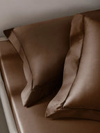 Plain Bedsheet P002 Cocoa By (Sansaar A D'decor Brand) Sansaar A D'decor Brand