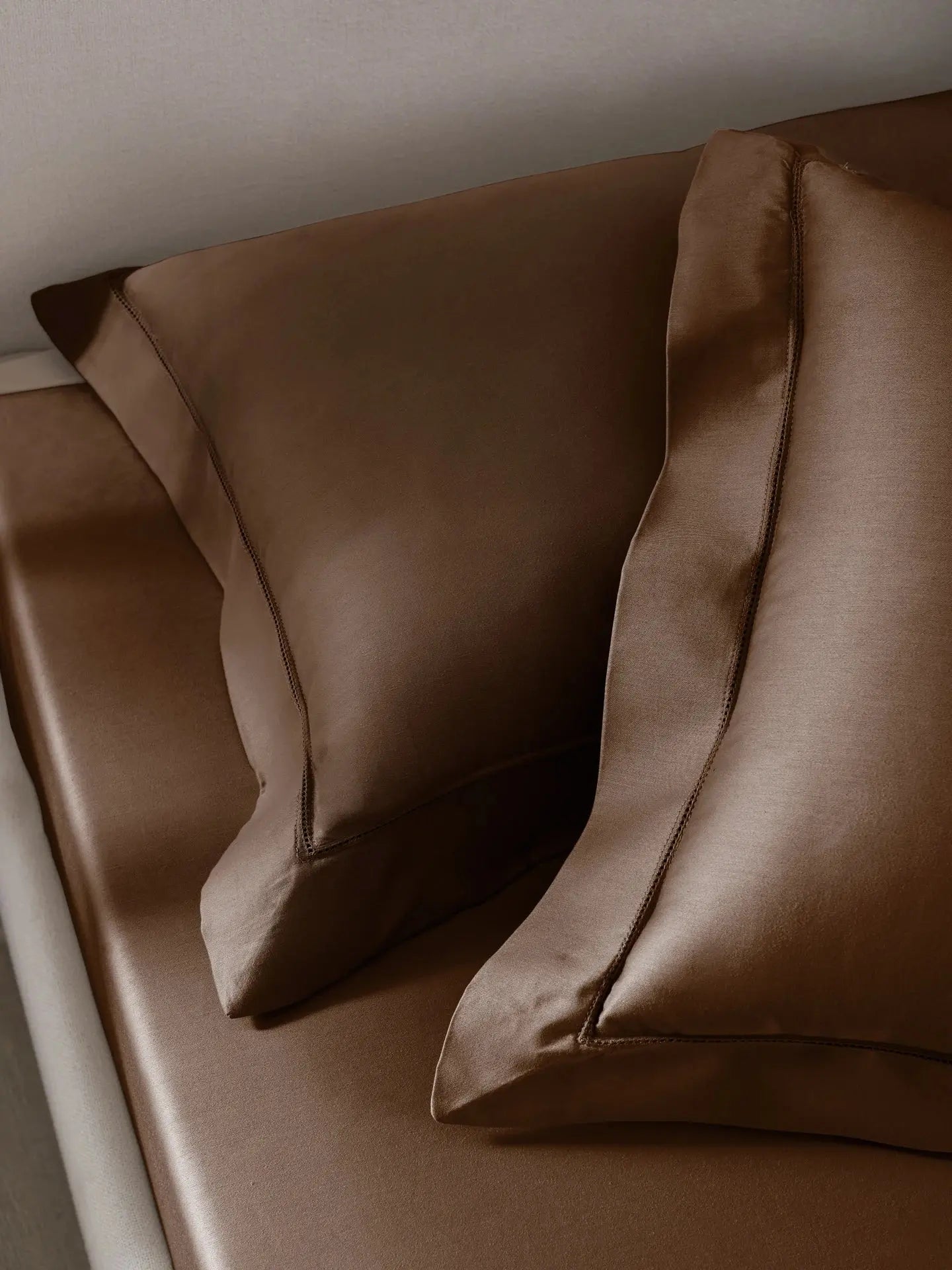 Plain Bedsheet P002 Cocoa By (Sansaar A D'decor Brand) Sansaar A D'decor Brand