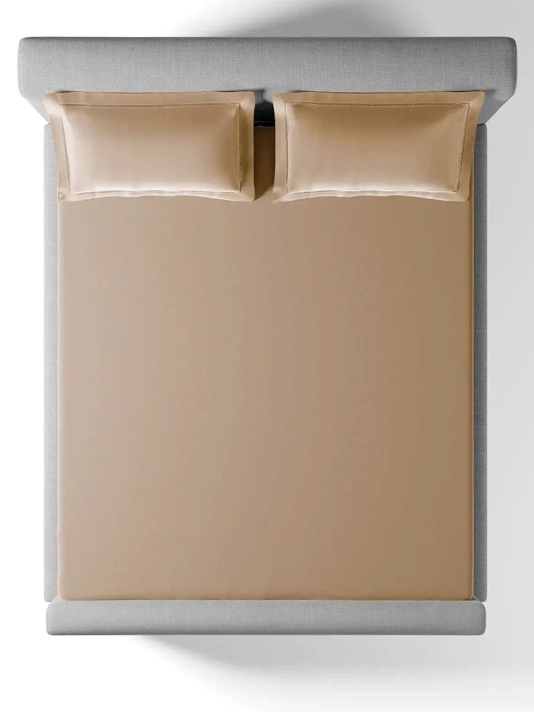Plain Bedsheet P002 Coffee By (Sansaar A D'decor Brand) Sansaar A D'decor Brand