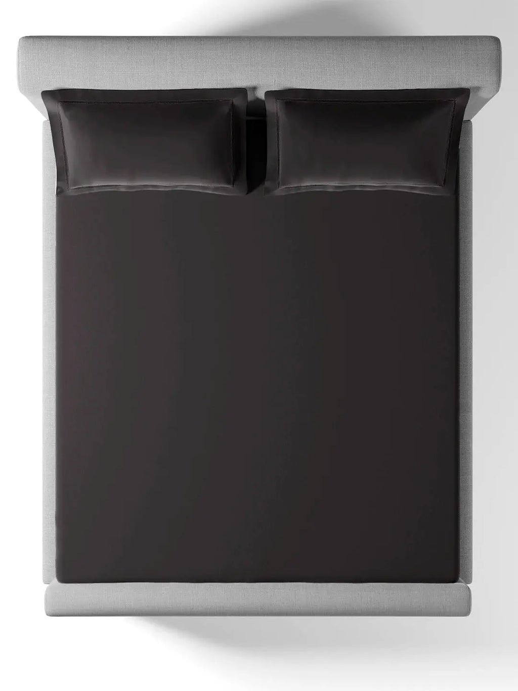 Plain Bedsheet P002 Ebony By (Sansaar A D'decor Brand) Sansaar A D'decor Brand